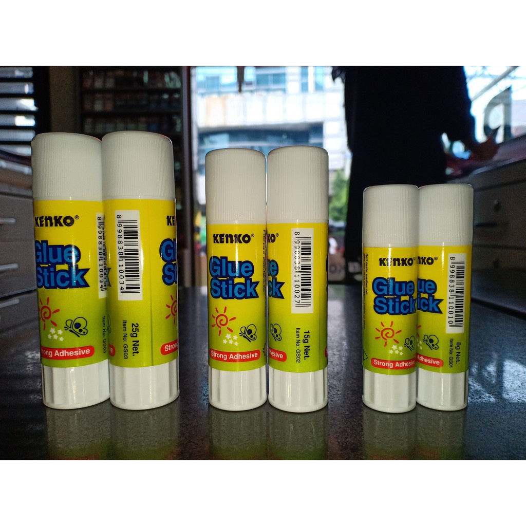 

KENKO GLUE STICK 8GR 15GR 25GR / LEM STICK 8 GR 15 GR 25GR / LEM KERTAS