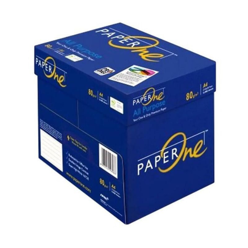 

PaperOne Kertas HVS F4 80Gram All Purpose Fotocopy Paper One F4 80 Gr