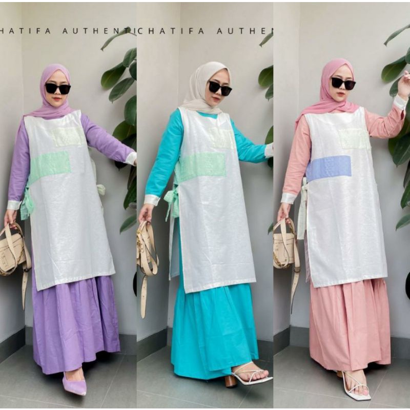 ABAYA ZANET BY CHATIFA/DRESS CHATIFA