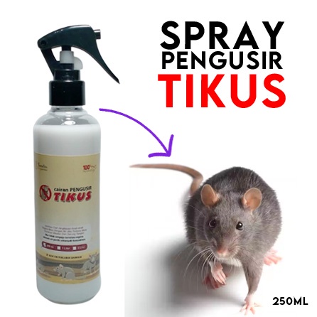Spray Obat Pengusir Tikus Cairan Semprot Semprotan 250ml [RA20] Ampuh