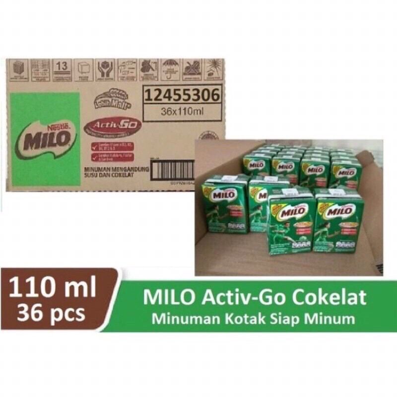 

MILO ACTIVE GO UHT 110 ML 1 KARTON(36PCS)