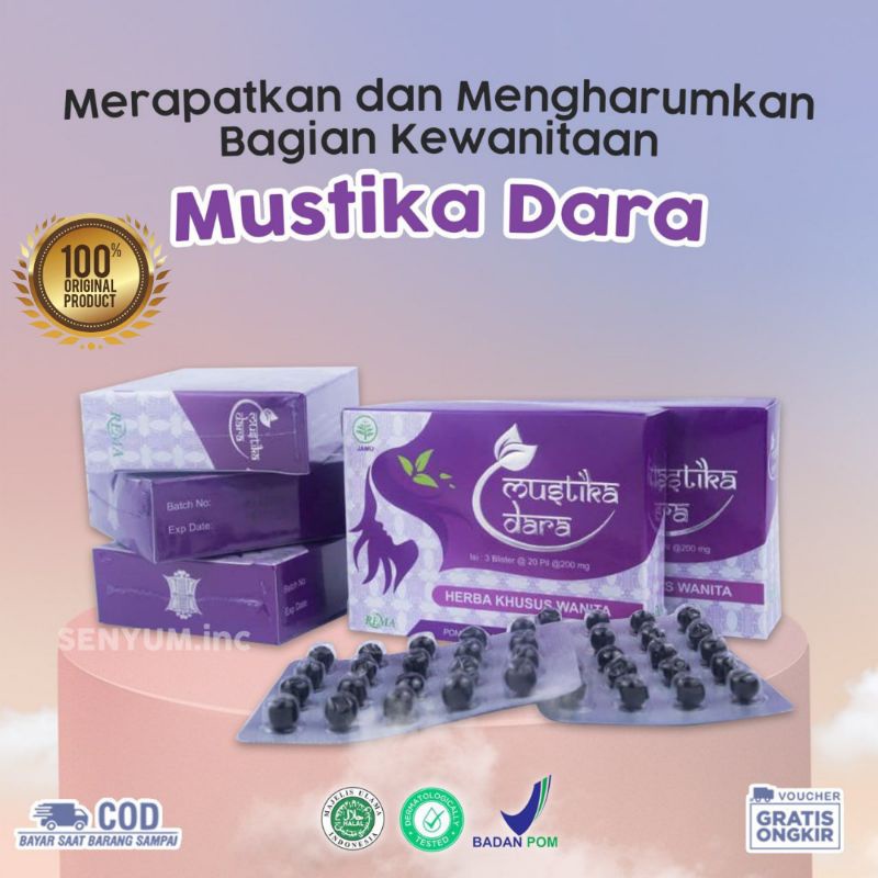 Mustika Dara Pil Solusi Kewanitaan Original