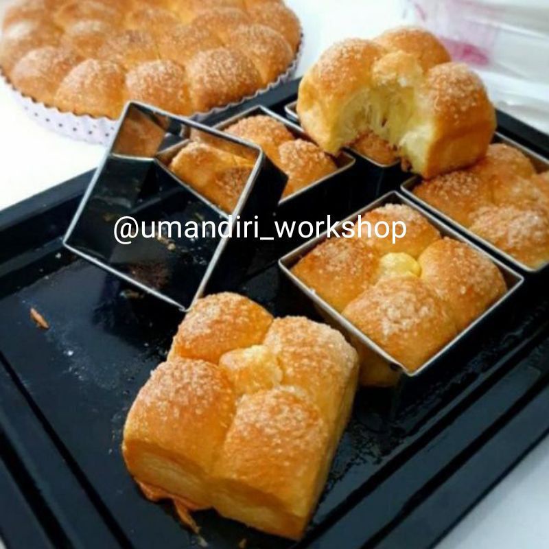 Ring Kue/ Cetakan Roti /Ring Roti Kotak /Ring Sandwich /Ring Burger /Ring stainlees