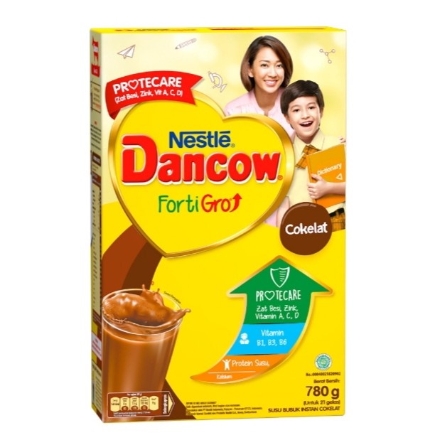 

Nestle Dancow fortigro susu bubuk instant cokelat 780 gr