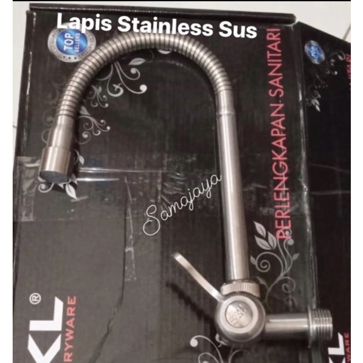 Kran Angsa Cuci Piring STAINLESS . Kran angsa Flexible . Kran dapur . Kran cuci piring stainless