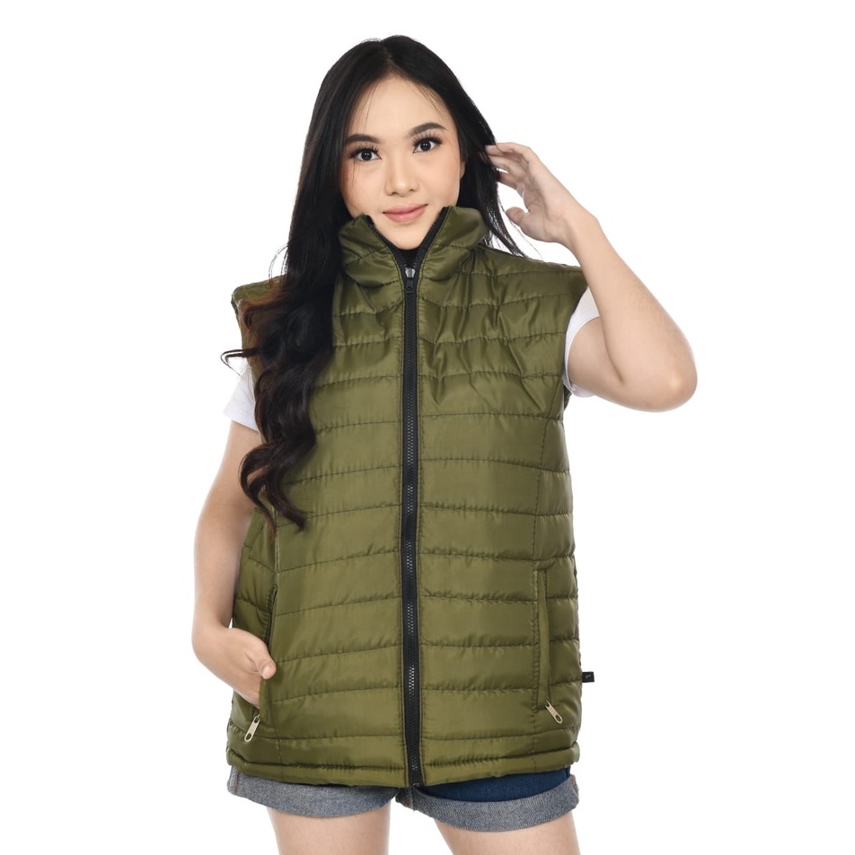 X Urband Absolute Jaket Rompi Tebal Tahan Angin Tanpa Tangan Pria Wanita