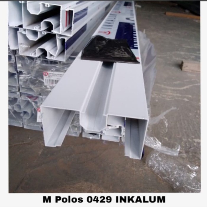 Bahan Kusen Aluminium Alumunium Batangan M Polos 0429 Inkalum