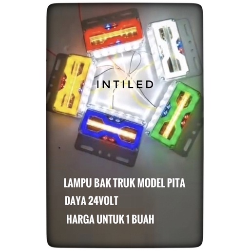 24VOLT - LAMPU BAK TRUK LAMPU BELAKANG LAMPU SAMPING MODEL PITA SEIN RUNNING