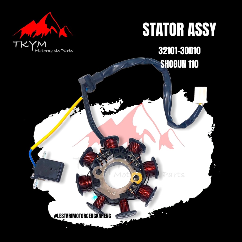 SPUL STATOR SHOGUN 110 30D10 KEBO NEW TAKAYAMA GOOD QUALITY