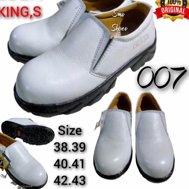sepatu safety king - Hitam, 38