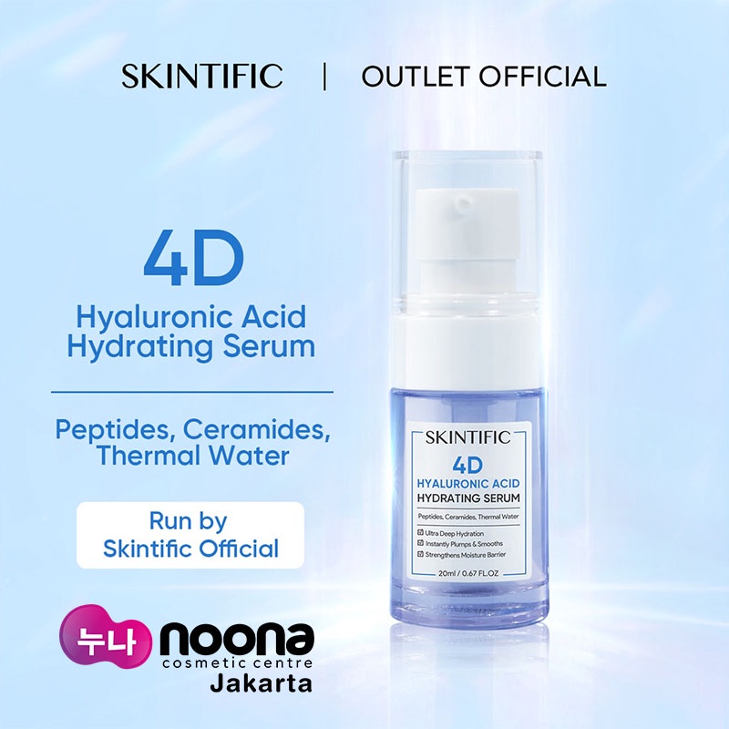 SKINTIFIC 4D HYALURONIC ACID HYDRATING SERUM 20ML