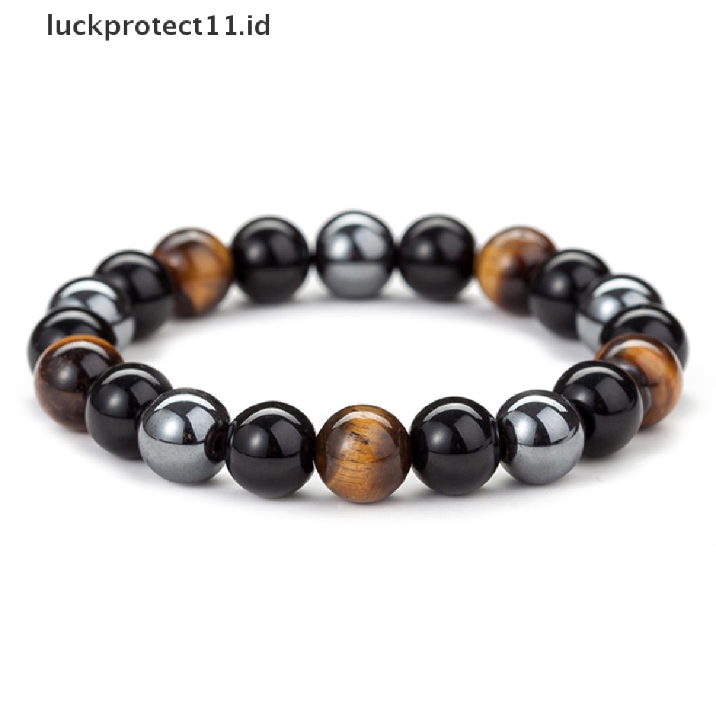 Gelang Manik-Manik Batu Hematite Magnetik Untuk Kesehatan Dan Menurunkan Berat Badan