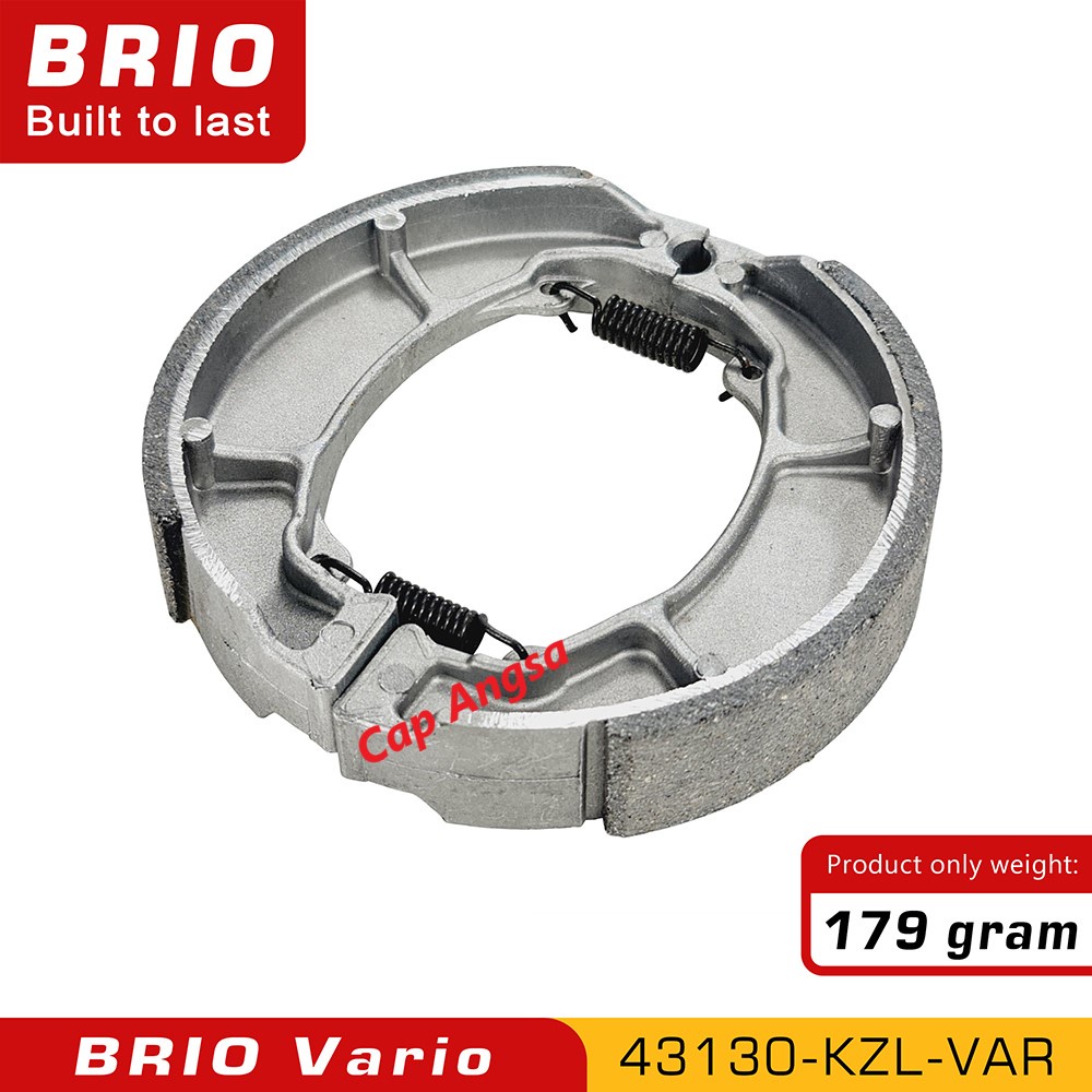 KAMPAS REM  TROMOL BELAKANG HONDA TIGER NEW VARIO BEAT SCOOPY SPACY VERZA MEGA PRO 150 BRAKE SHOE 10pcs