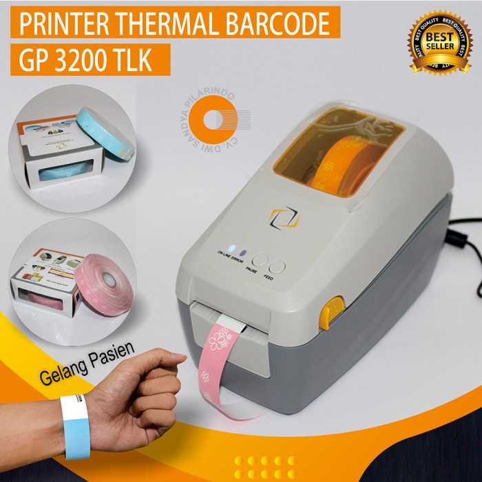 Barcode Printer Barcode Thermal Gelang Pasien Gprinter Gp 3200Tla