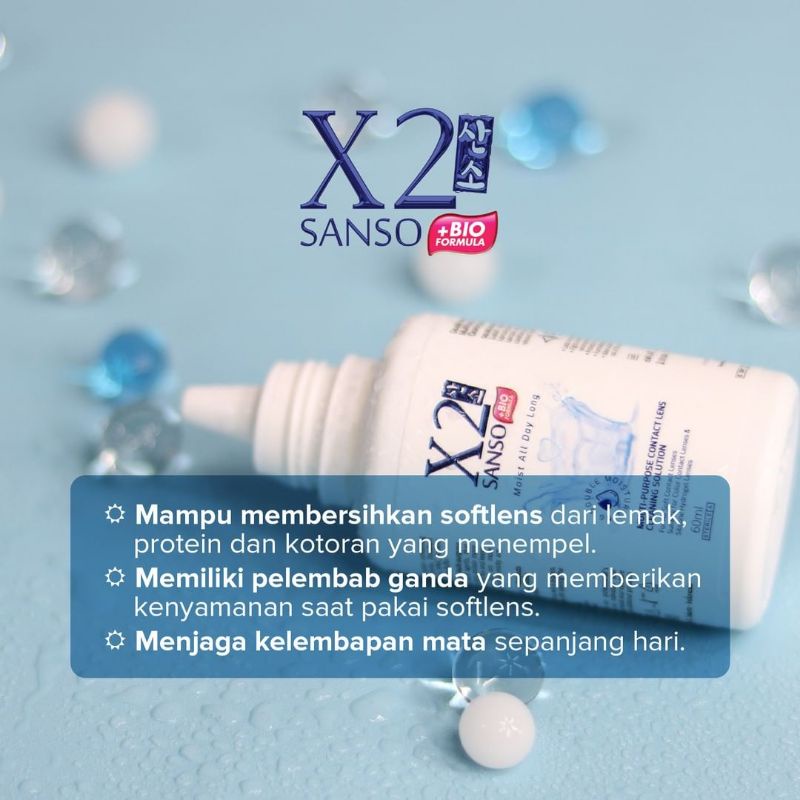 Air Softlens Sanso 120ML / X2 Sanso + Bio formula MPS / Air Softlens Best Seller