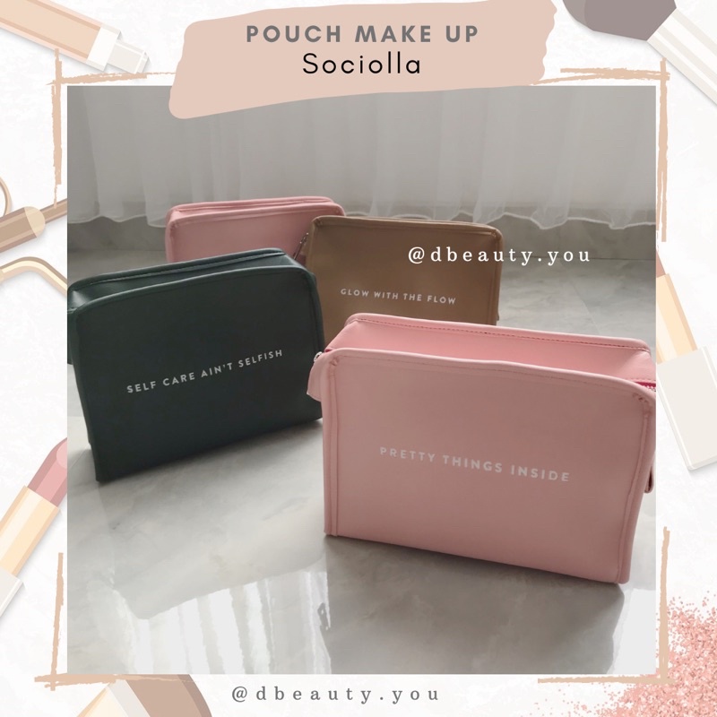Pouch Tas Make Up Sociolla / Pouch serbaguna