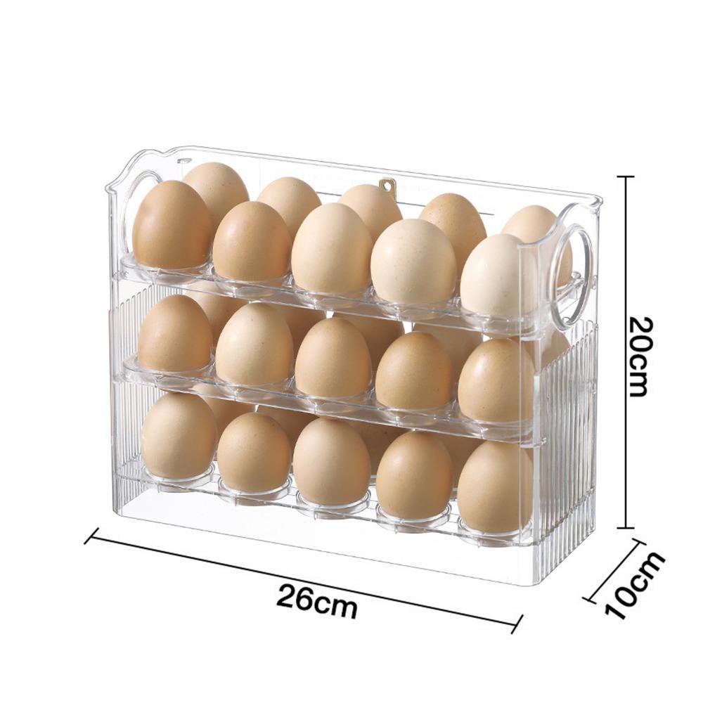 Top Telur Wadah Pintu Kulkas Kulkas Rumah Tangga Tempat Telur Tray Egg Organizer Rak