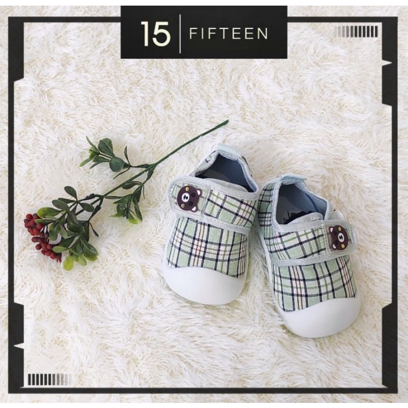 Sepatu Baby ukuran 17-21 Terkini Sneakers Anak Anak Baby Bayi Slop Model Terkini BEAR