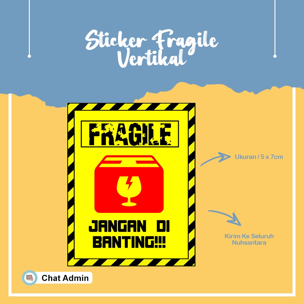 𝐒𝐓𝐈𝐊𝐄𝐑 𝐅𝐑𝐀𝐆𝐈𝐋𝐄 Sicker Fragile Paket Olshop. Stiker Olshop Untuk Tempelan Kemasan. Sticker Paket Yang Berfungsi Sebagai Informasi Kurir Untuk Berhati-hati Terhadap Paket Kita. Sticker Online Shop ini adalah Stiker Anti Air &amp; Sticker Anti Luntur