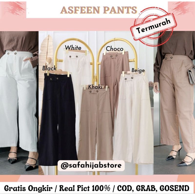 ASFEEN PANTS / CELANA KERJA / CELANA KASUAL