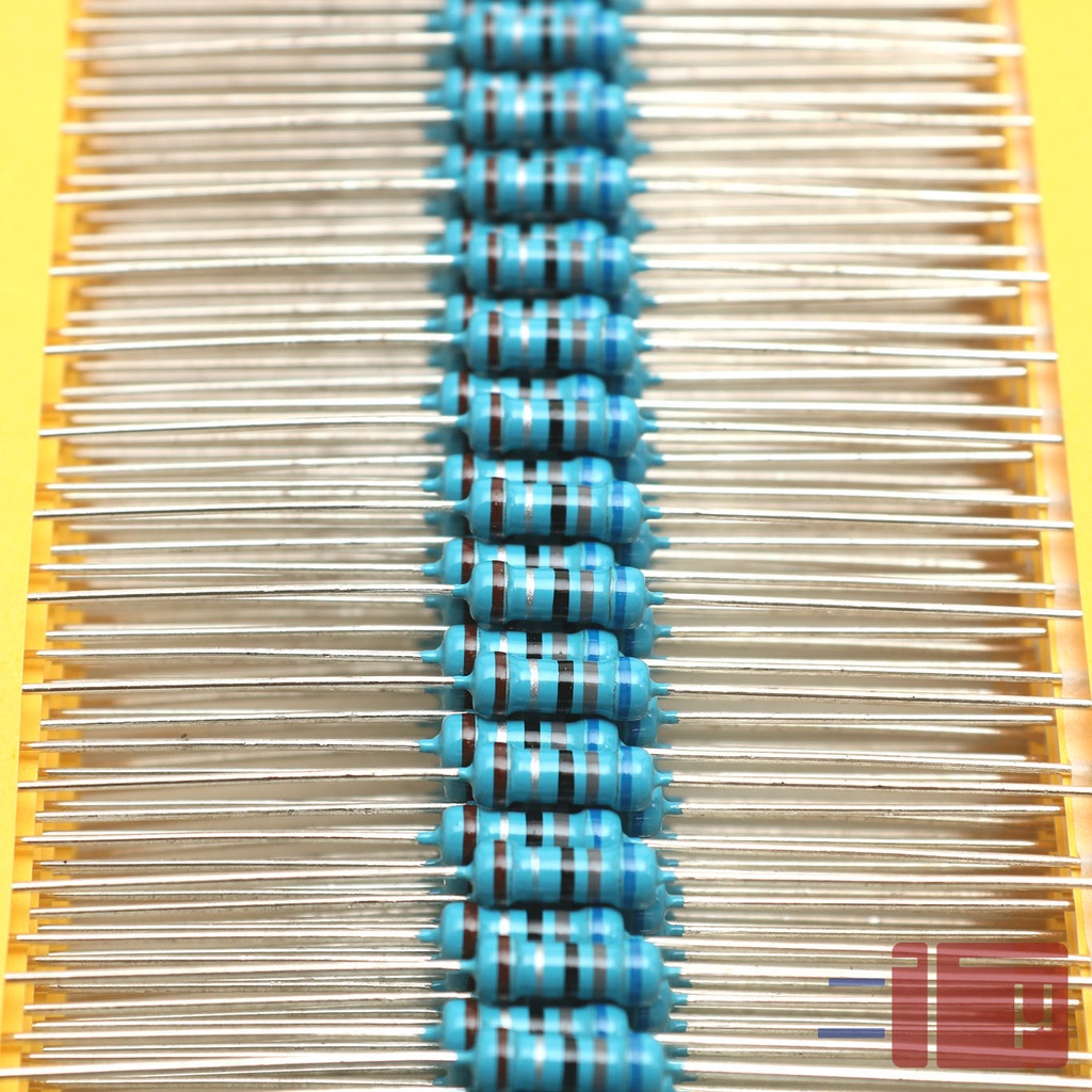 x10 Resistor 6R8 6.8 Ohm 1/2W Metal Film 1% Taiwan Kaki Tembaga