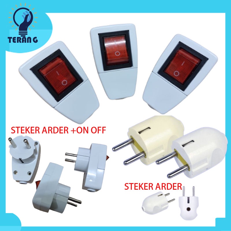 Jual STEKER LAMPU SAKLAR / ON OFF / COLOKAN SAKLAR / STEKER SAKLAR ...