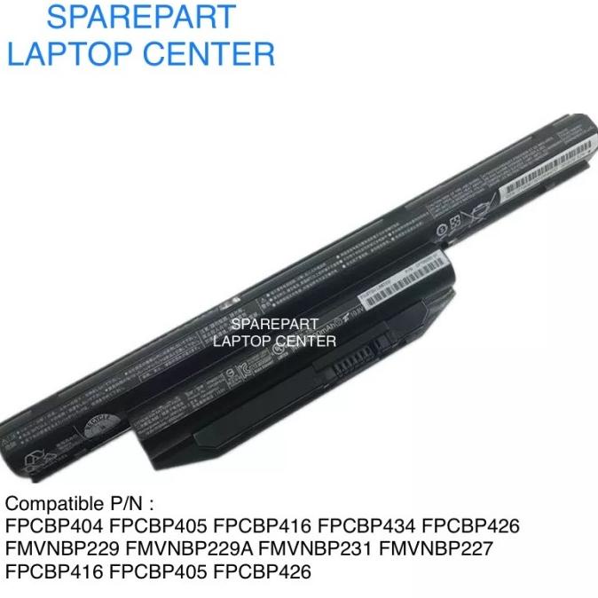 Baterai Fujitsu Ah544 A557 A555 A574 A544 S904 Fpbo311S Fmvnbp229A