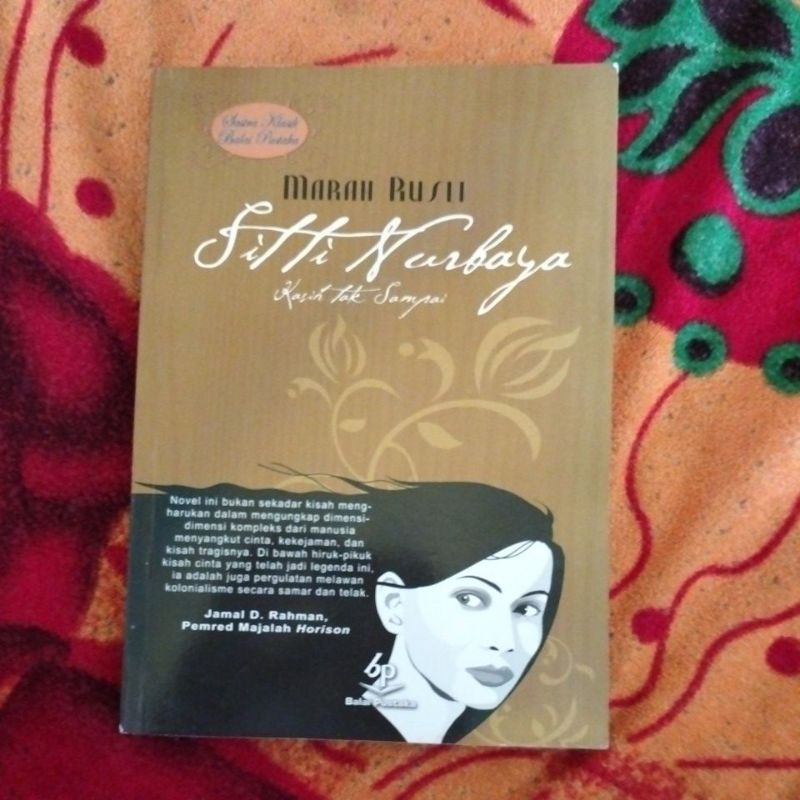 NOVEL SASTRA SITTI SITI NURBAYA