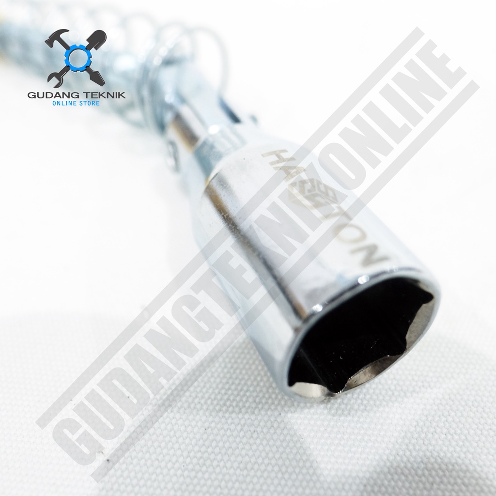 Kunci Busi Flexible 21mm Model T 1945-021 HASSTON PROHEX / Spark Plug Spanner 21 mm T 1945 021 HASSTON