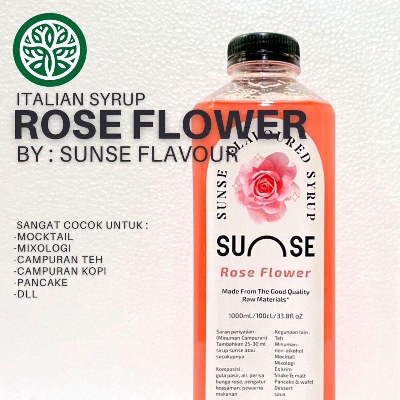 

ECOVILL COFFEE - Italian Syrup Rose Flower By Sunse flavour