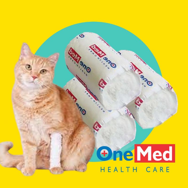 PERBAN KASA - Perban Luka Kucing Verban Kucing Steril Luka Kasa Pembalut Luka Kucing Steril Kecelakaan Luka Terbuka Kucing