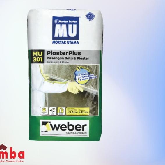 MORTAR UTAMA 301 PLESTER & PASANG BATA 40 KG/ MU 301 PLESTERAN
