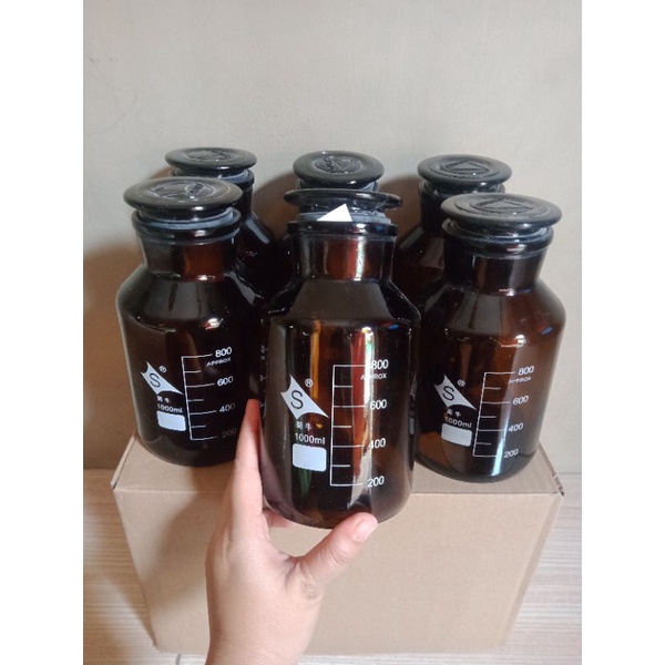 Jual Botol Reagen Coklat 1000ml Shopee Indonesia 2102