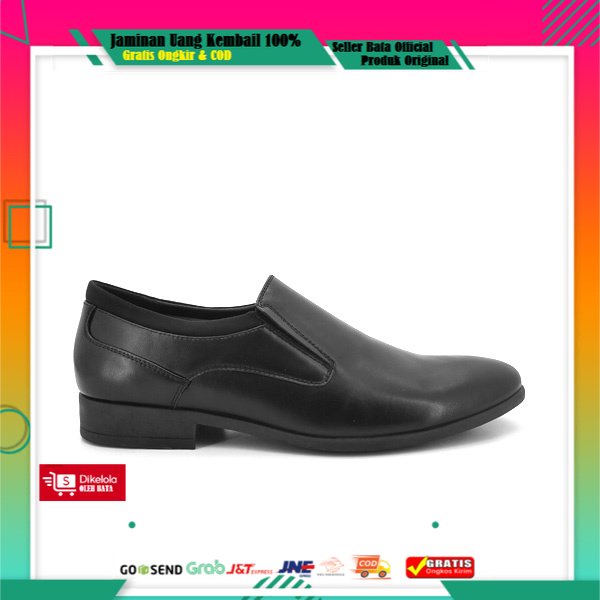 Bata Sepatu Formal Pria Migel Black - 8516213