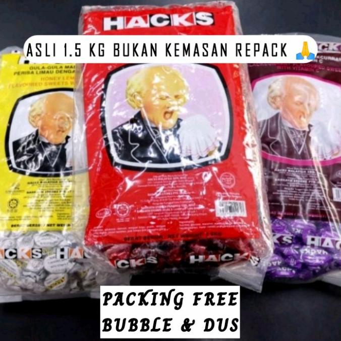 

Permen Hacks Original 1.5 kg Hack Permen Malaysia