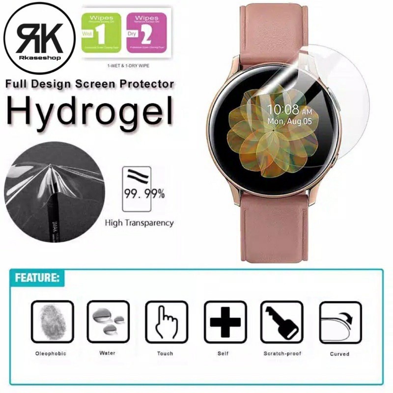 Smart Watch Universal Diameter 20mm - 69mm Bulat Anti Gores Hydrogel Clear HD