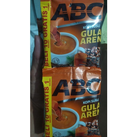 

ABC Kopi Susu Gula Aren Rentengan Isi 15 Sachet