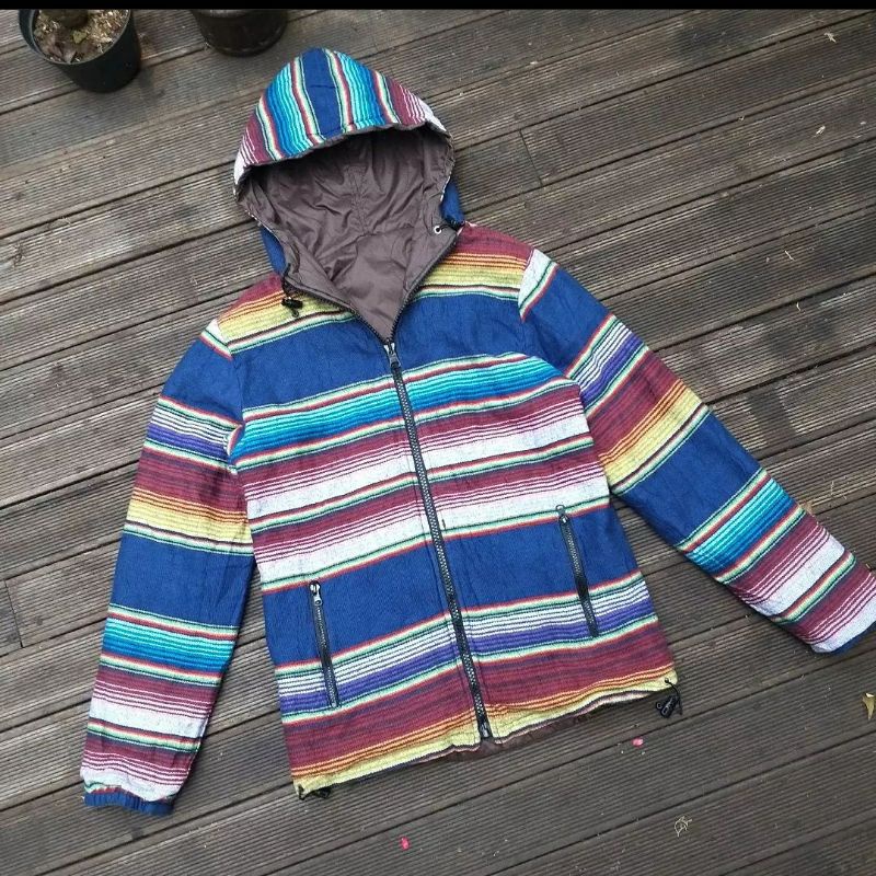 Power To The People Riversible Navajo Jacket