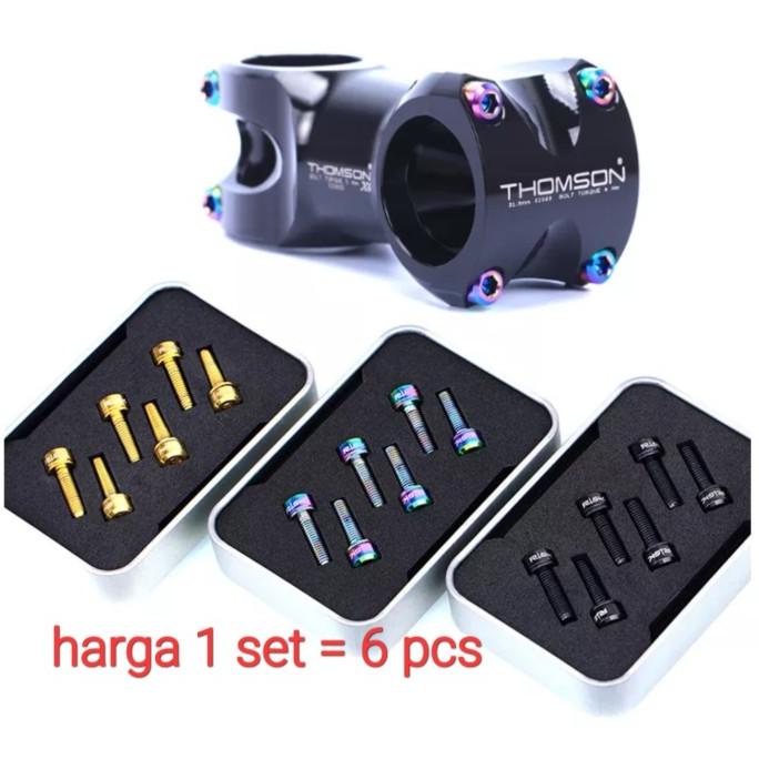 Baut Stem Titanium - Titanium Bolt Stem - Baut Stem Sepeda