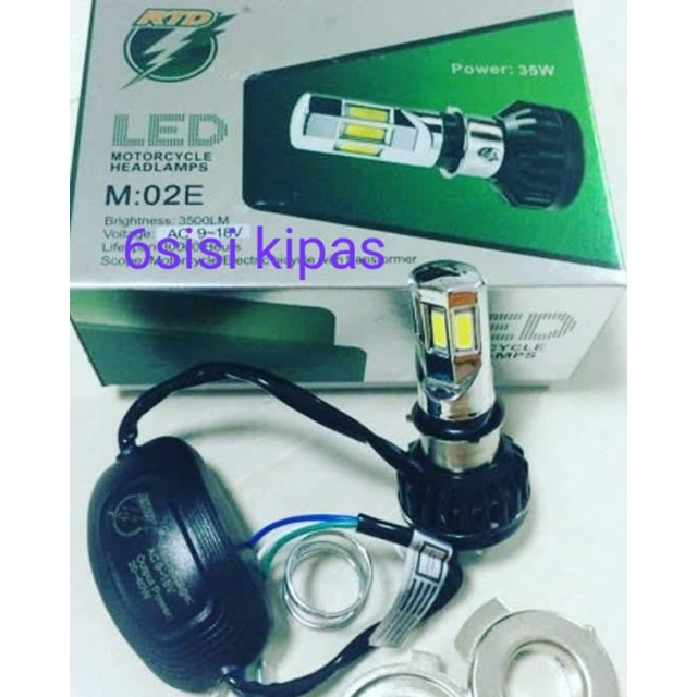led rtd m02e 6sisi by rayton original, led kipas 6mata rtd, grosir lgsg ke toko