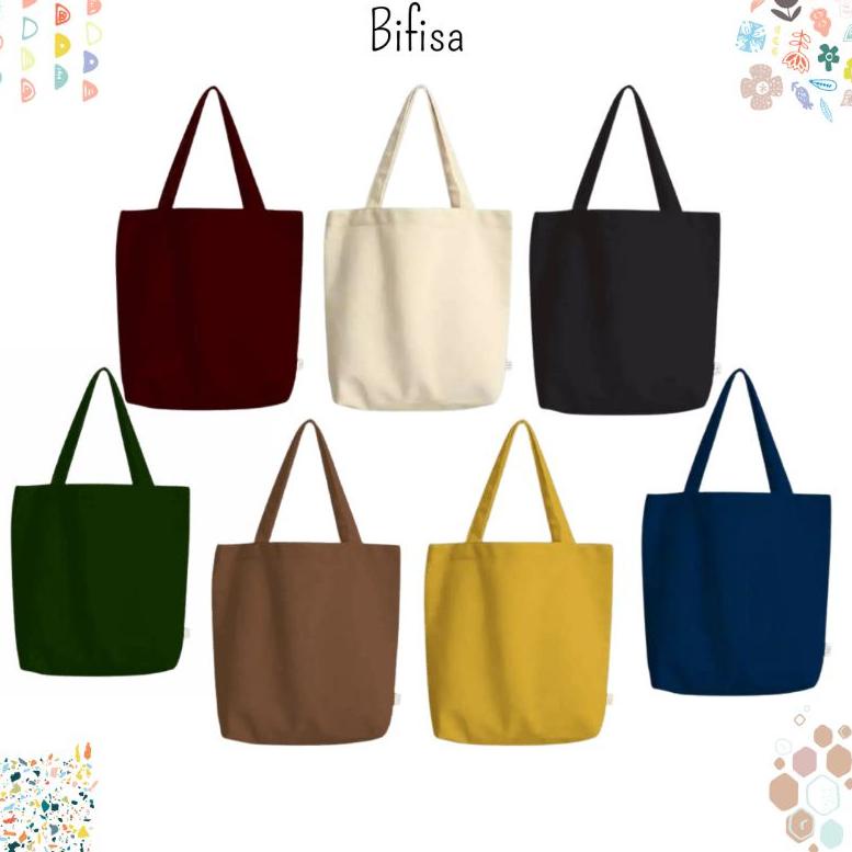 ヹZ Tas Tote Bag Kanvas Resleting POLOS Tas Selempang Totebag Canvas Sleting Totbag Lucu Kekinian Tot