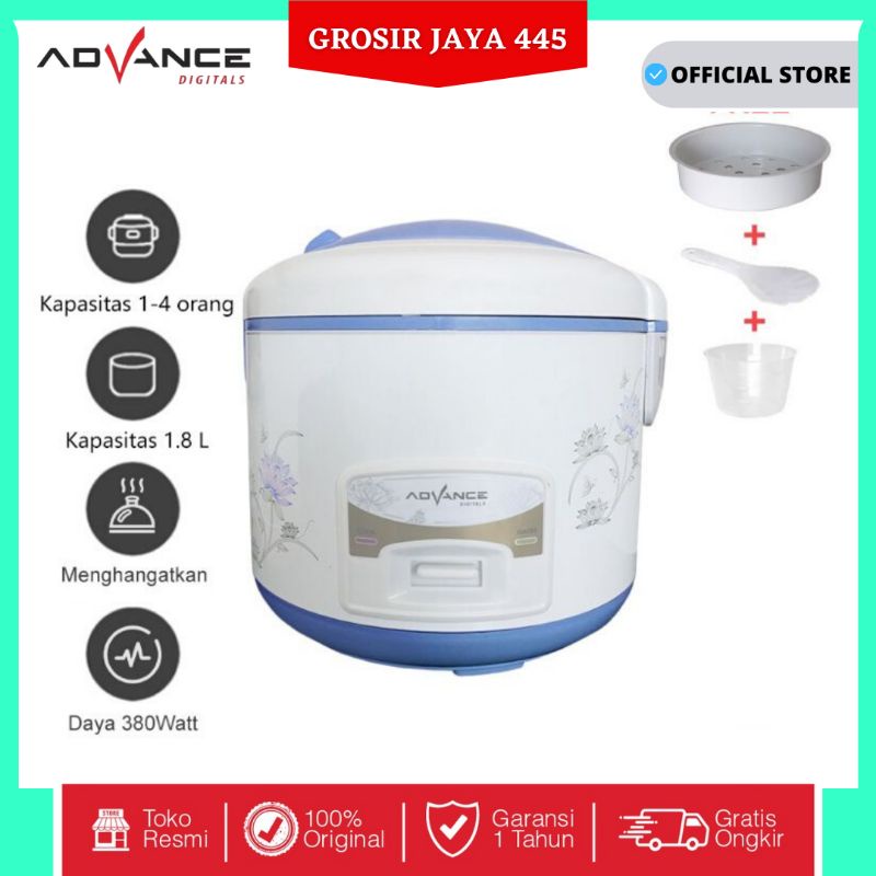 ADVANCE G-20 Rice Cooker 1.2 Liter / Penanak nasi advance