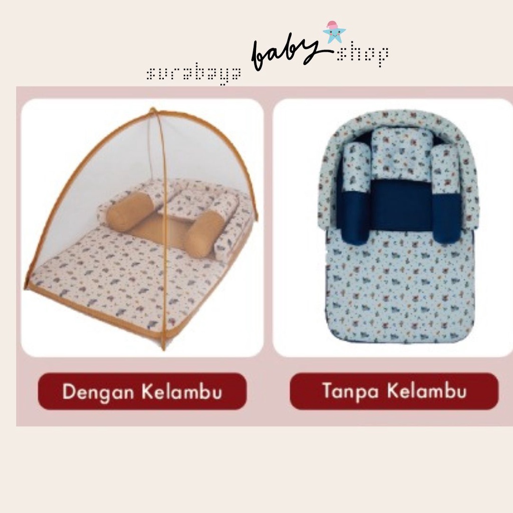 Cintaka Kasur Bayi Lipat + Kelambu Print Birdy Series - CBK 3041