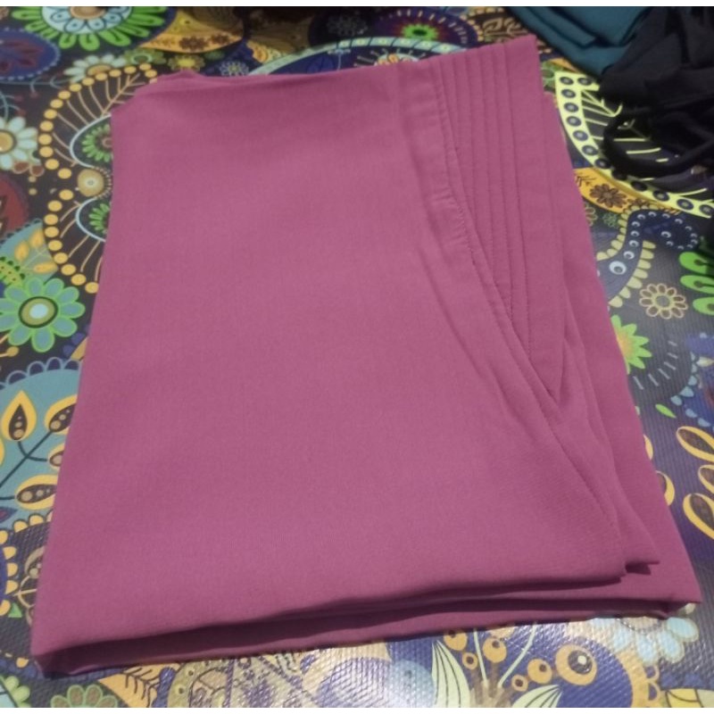 Jilbab Khimar wolfis plus cadar tali