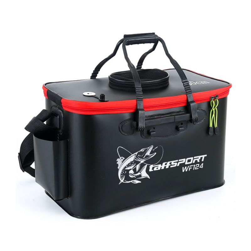 TaffSPORT Tas Perlengkapan Mancing Ember Lipat Portable Fishing Bucket Camping Water Container Multifungsi