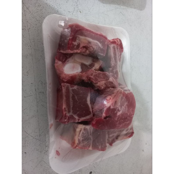 

Iga Short Ribs potong dadu daging tebal 1kg