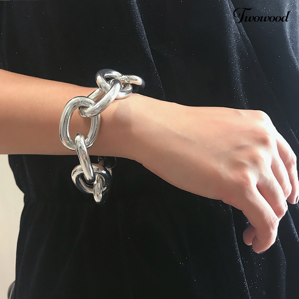 Kalung Choker Gelang Rantai Gaya Punk Untuk Wanita