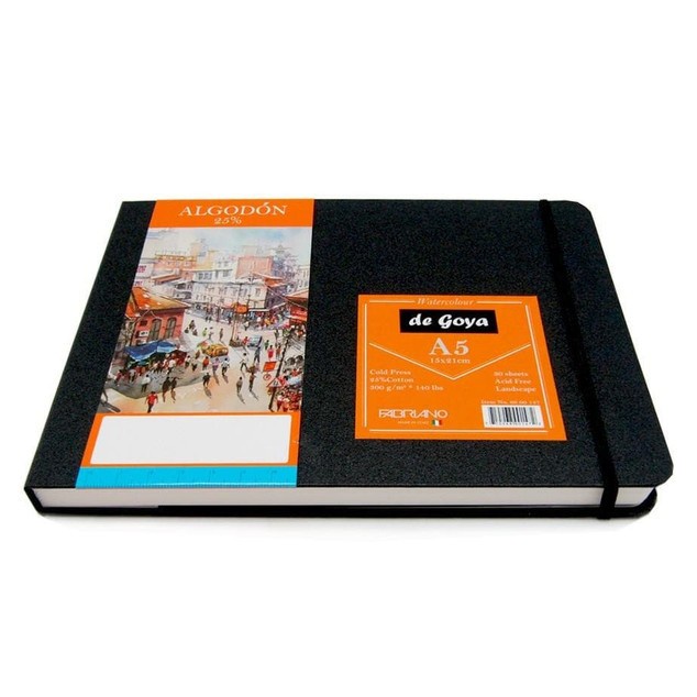 

DE GOYA ALGODON STITCH BOOK A5 COLD PRESS 300GSM