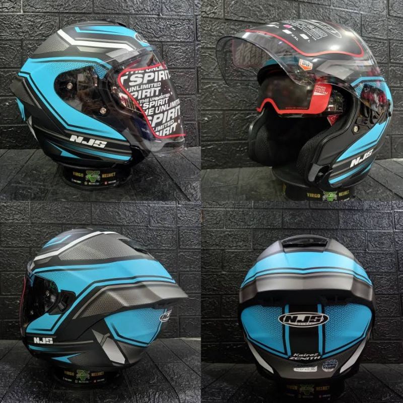 Helm NJS Kairoz DV Zenith black blue