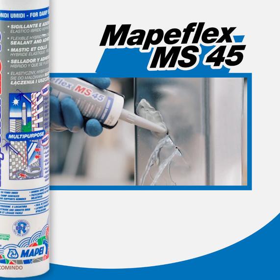 

Mapei Mapeflex MS 45 - Penambal Kebocoran pada Permukaan 300ml - Abu-abu
